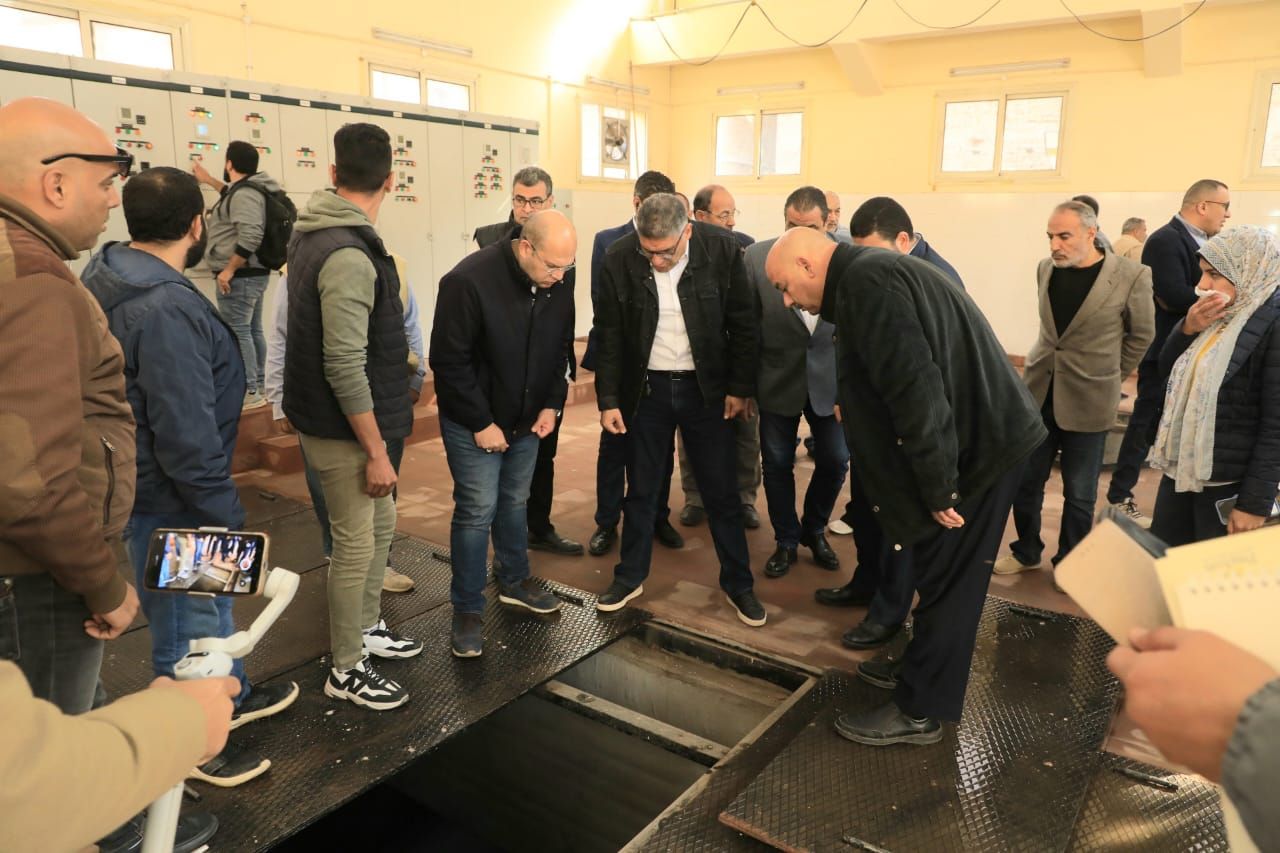محافظ الجيزة يتابع نسب تنفيذ محطات صرف صحي جديدة (2) محافظ الجيزة يتابع نسب تنفيذ محطات صرف صحي جديدة (2)