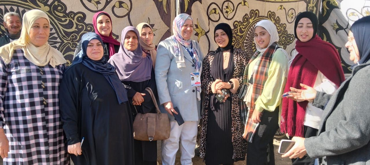 عضوات المجلس القومى بالشرقية يتفقد اللجان الانتخابية (2) عضوات المجلس القومى بالشرقية يتفقد اللجان الانتخابية (2)