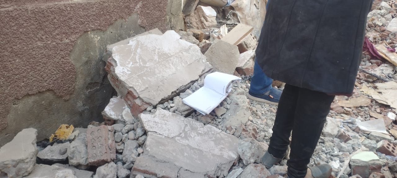 حطام المنزل المنهار بالمنيا (7) حطام المنزل المنهار بالمنيا (7)