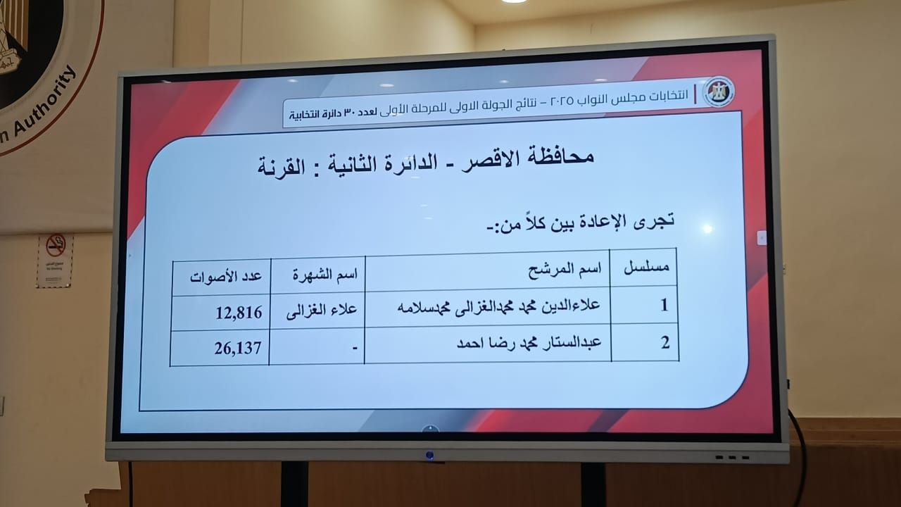 انتخابات الاقصر انتخابات الاقصر
