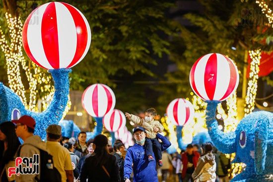 مجسمات مزينة بالأضواء مجسمات مزينة بالأضواء