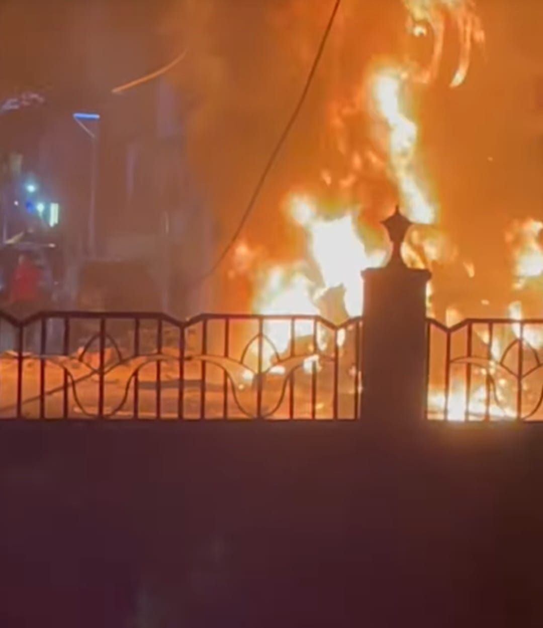 حريق سيارة نقل (5)