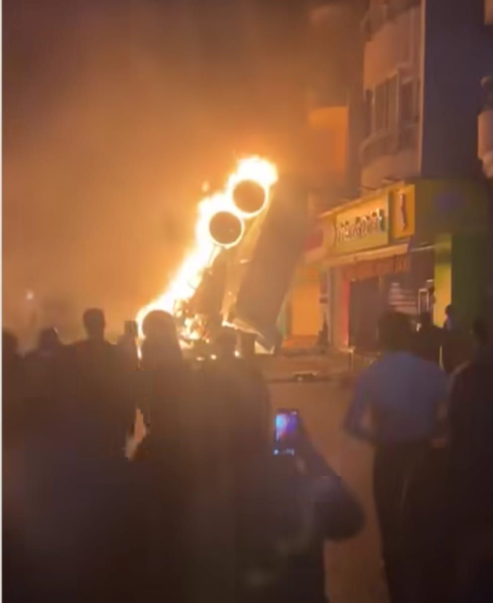 حريق سيارة نقل (1)