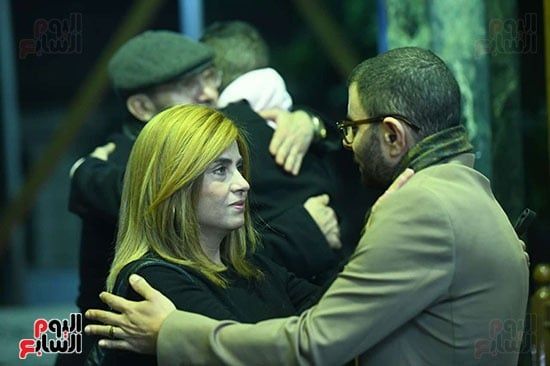 عزاء الفنانة سمية الالفي (5)