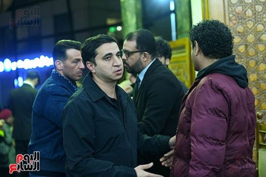 رامي رضوان يقدم واجب العزاء