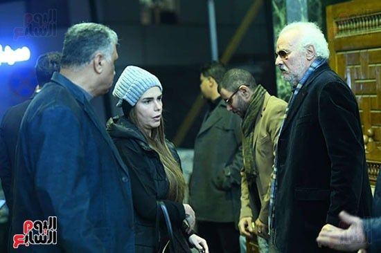 عزاء الفنانة سمية الالفي (3)