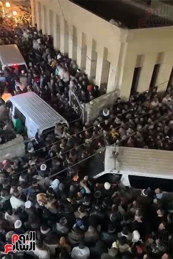 جنازة مهيبة لـ7 من أبناء الفيوم (1)