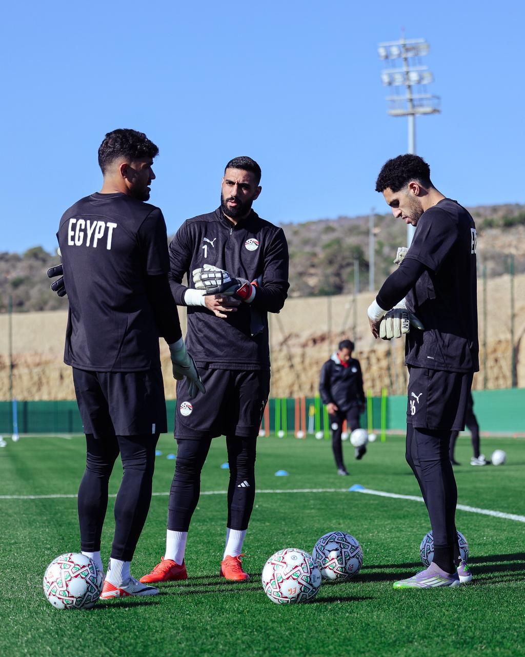تدريب منتخب مصر استعدادا لجنوب إفريقيا (1)