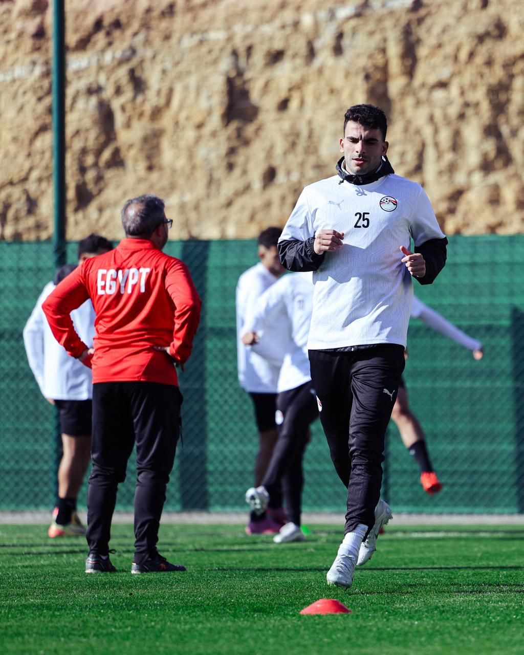 تدريب منتخب مصر استعدادا لجنوب إفريقيا (7)