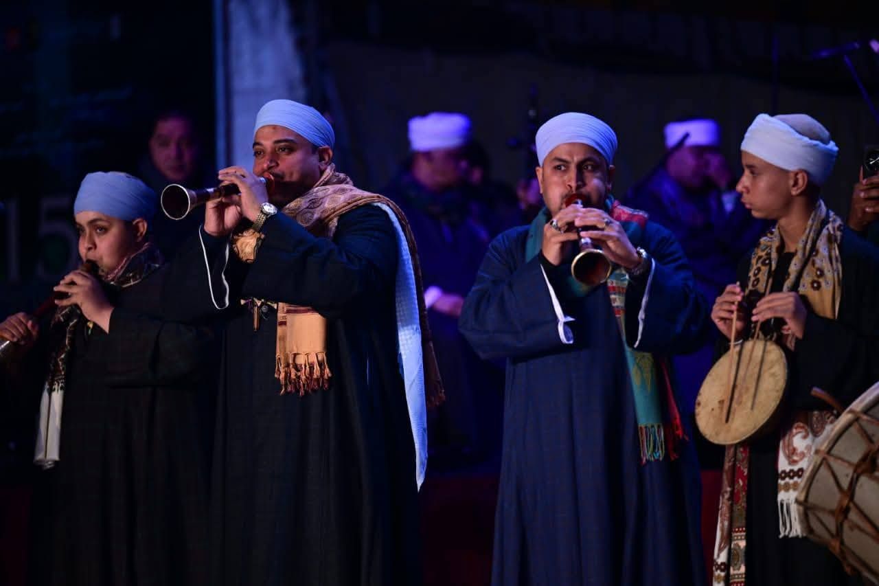 المزمار وبهجة المواطنين فى افتتاح مهرجان التحطيب بالأقصر