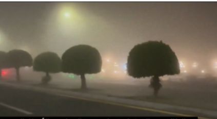 موجة ضباب على الجوف ومحافظاتها حتى الغد 