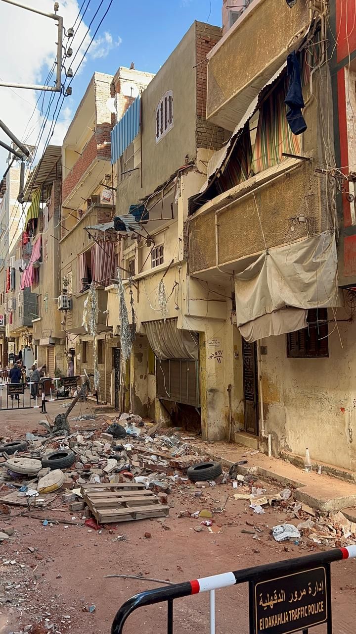 انفجار غاز في المنصورة