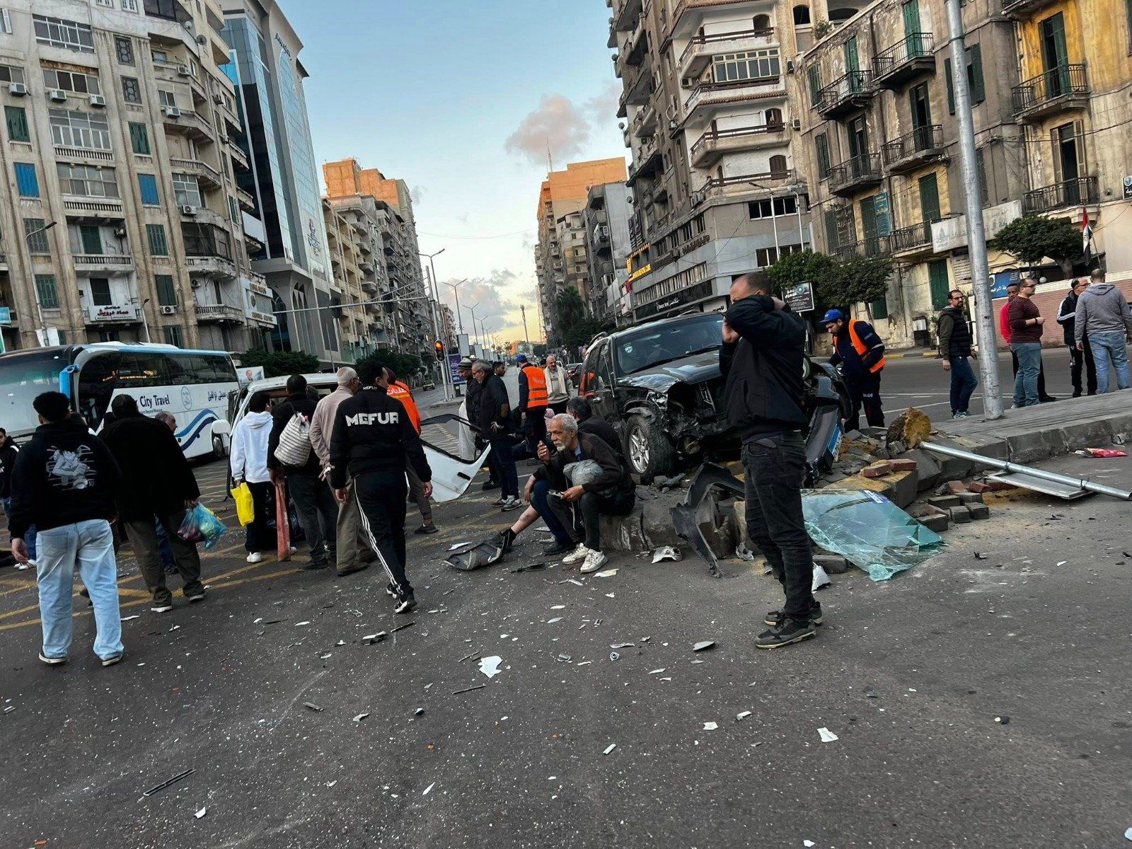 إصابة 6 اشخاص حادث مروري بالإسكندرية إصابة 6 اشخاص حادث مروري بالإسكندرية