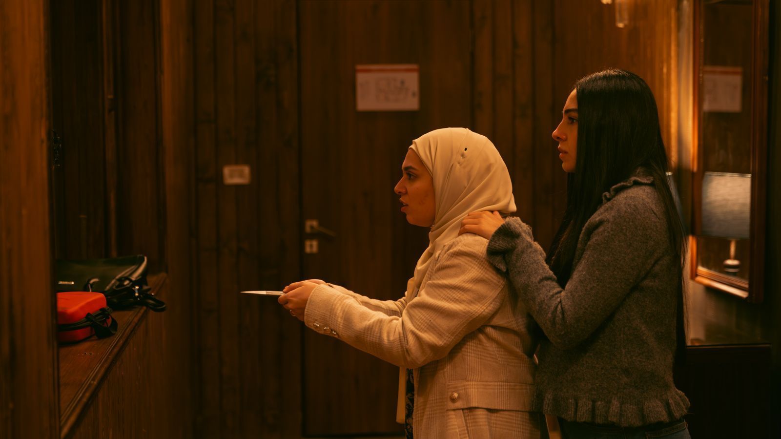 الفنانة رحمة أحمد في كواليس مسلسل عرض وطلب