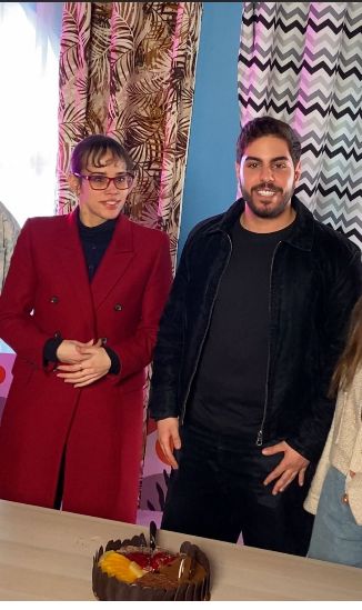 نور عمرو دايب وخطيبها