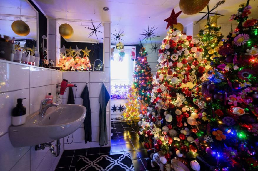 زوجان ألمانيان يحطمان الرقم القياسي العالمي لعدد أشجار عيد الميلاد في المنزل (3)