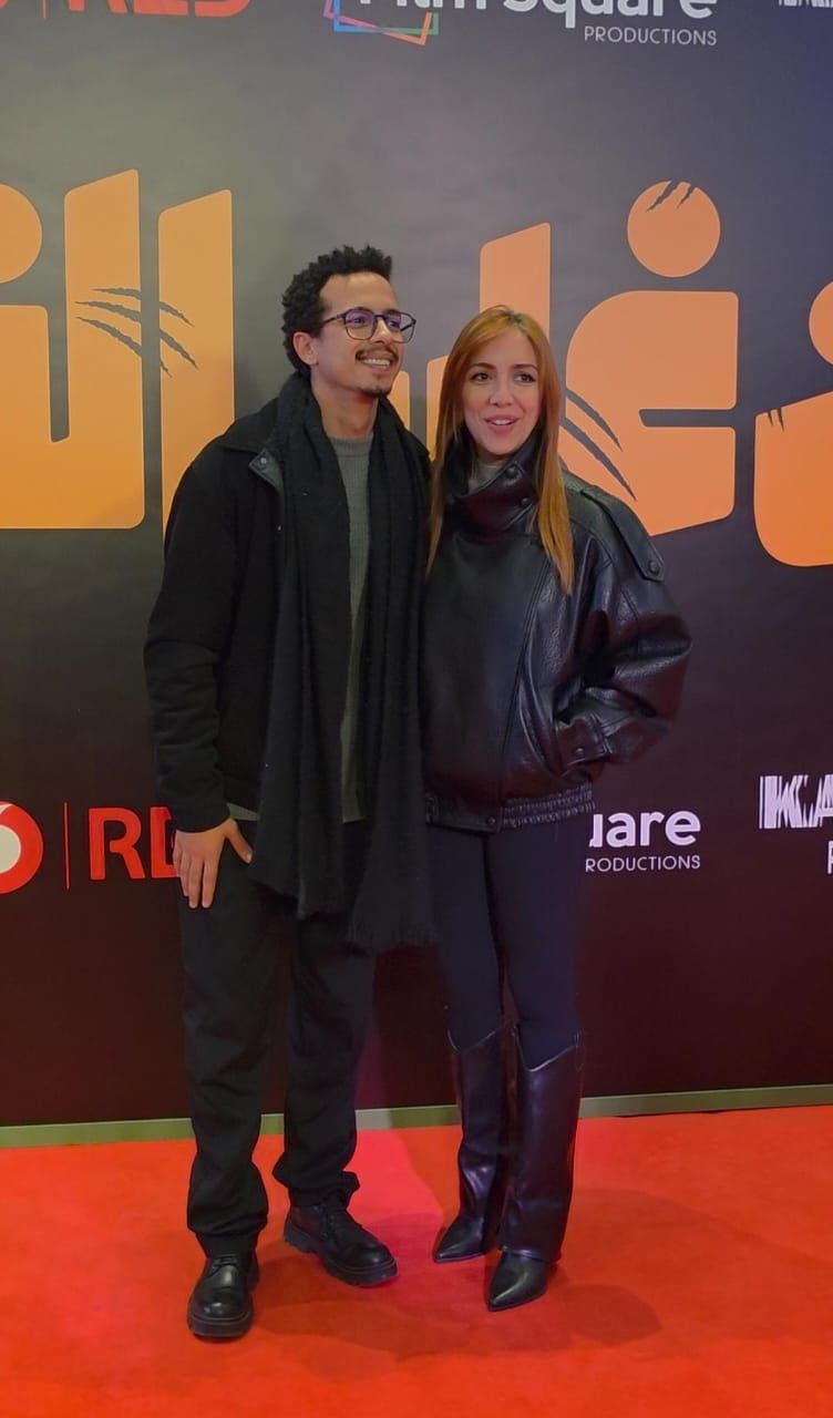 طه دسوقي ومايان السيد وجهاد حسام الدين وشرنوبي في عرض فيلم إن غاب القط (4) طه دسوقي ومايان السيد وجهاد حسام الدين وشرنوبي في عرض فيلم إن غاب القط (4)