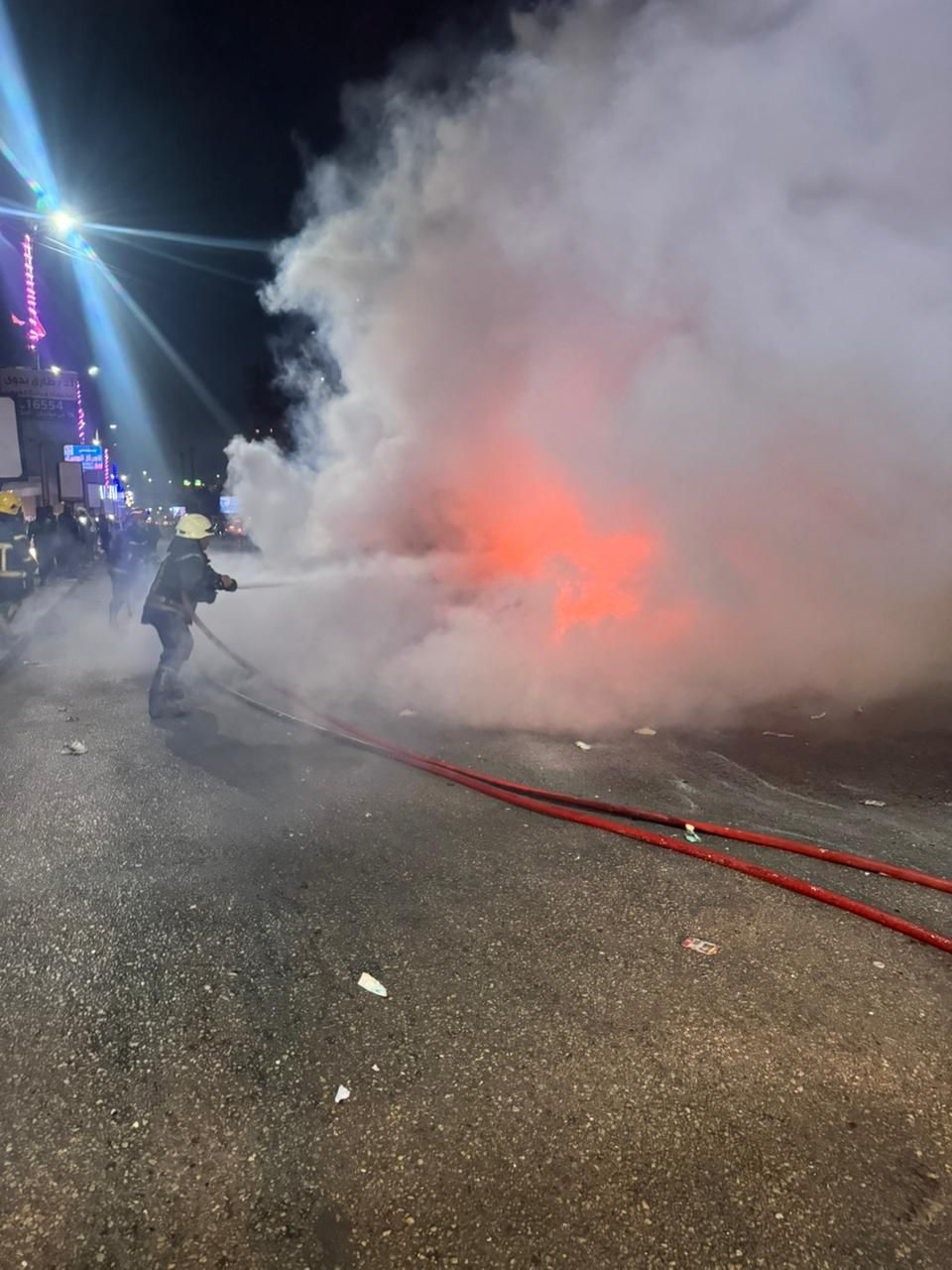 حريق سيارة حريق سيارة