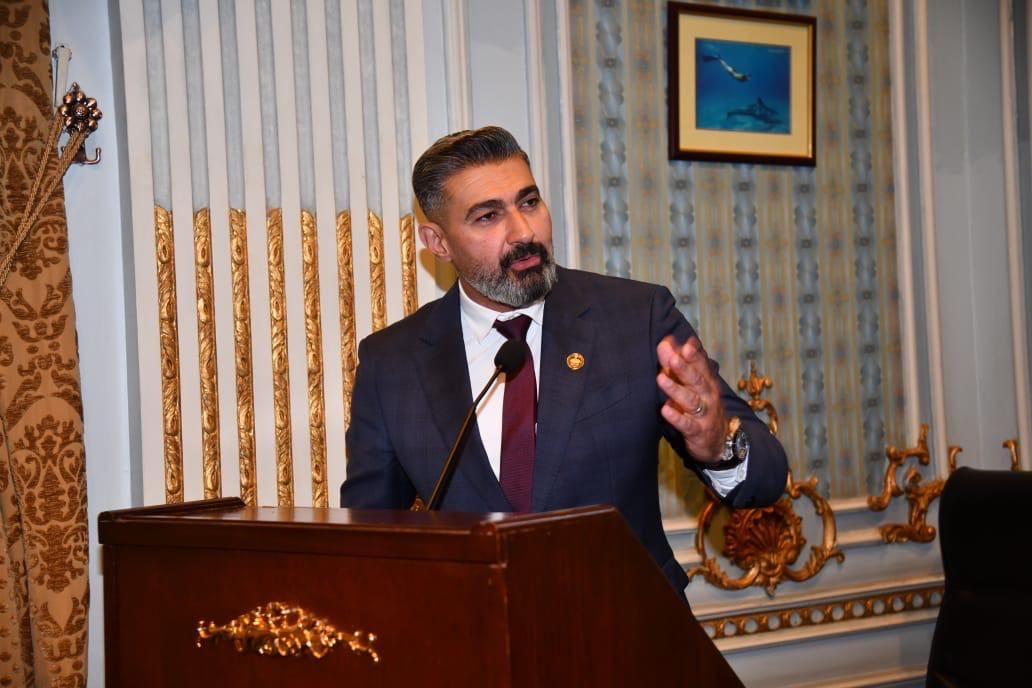 النجم وعضو مجلس الشيوخ المصرى ياسر جلال