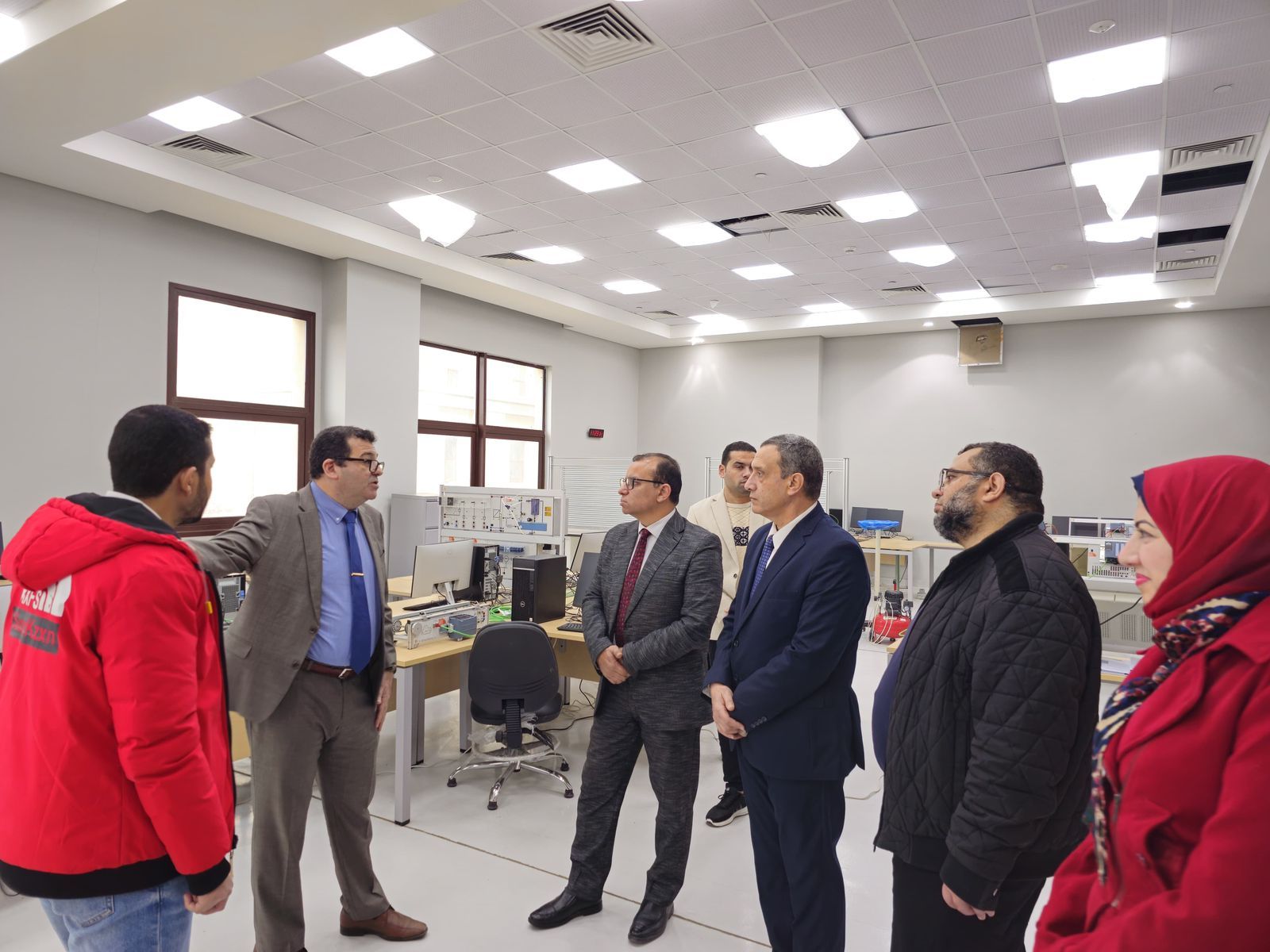 جانب من الزيارة