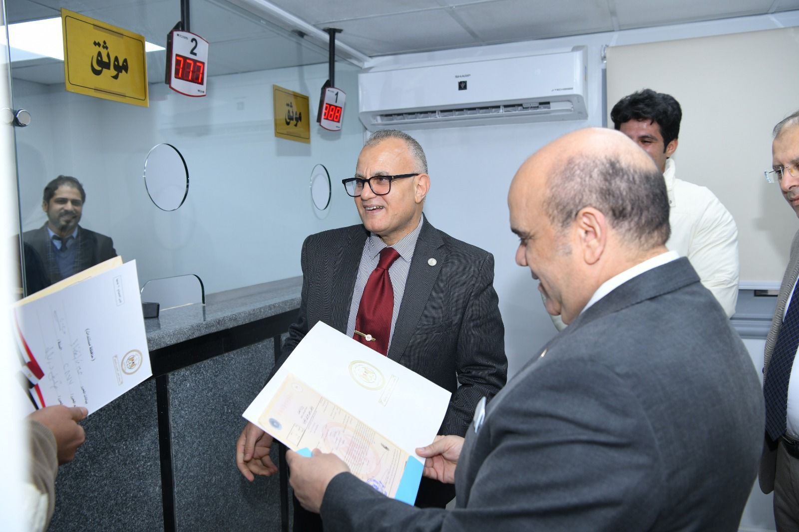 وزارة العدل تفتتح فرع توثيق العامرية ثاني 5