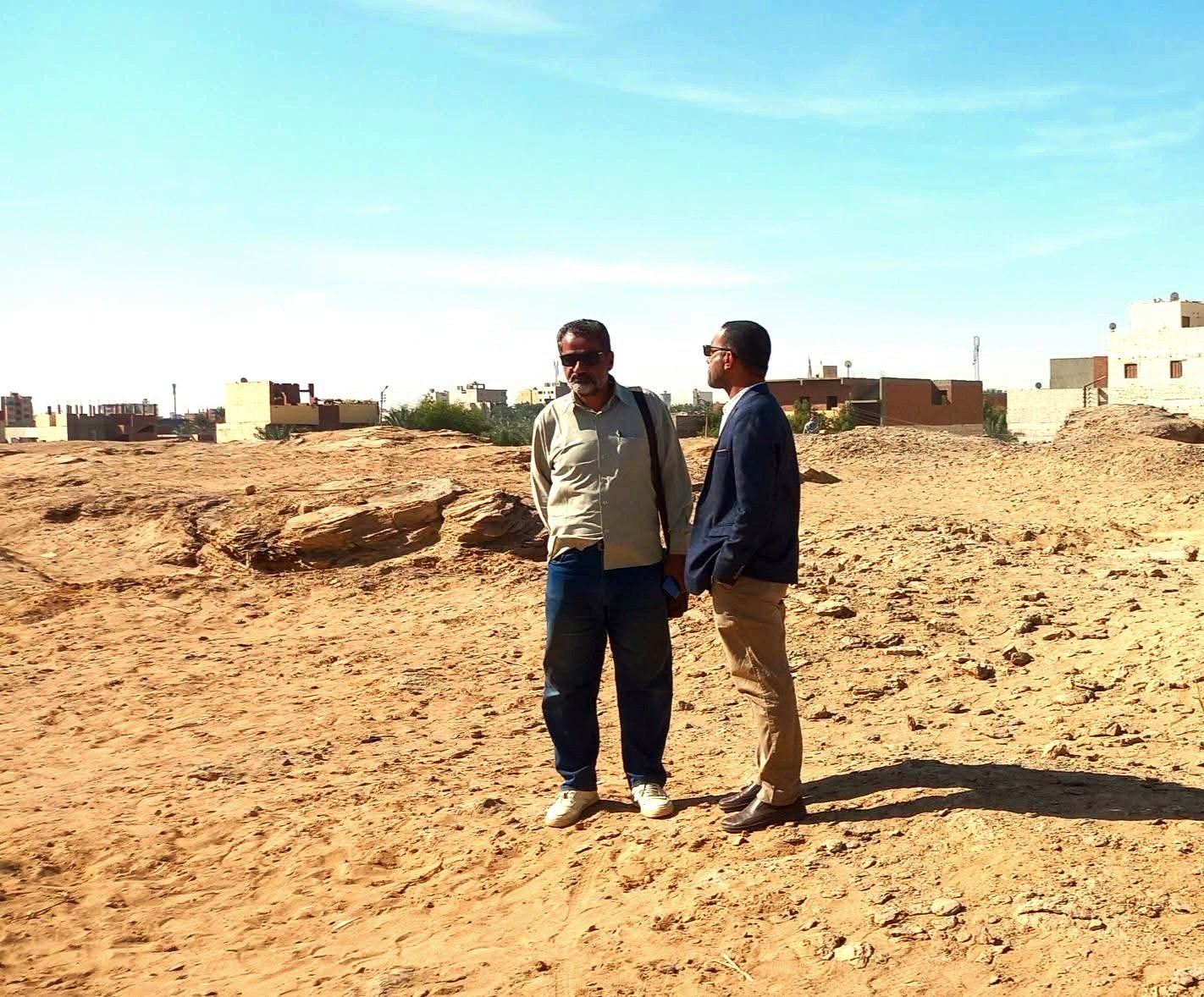 اثناء تنفيذ اعمال الحفريات