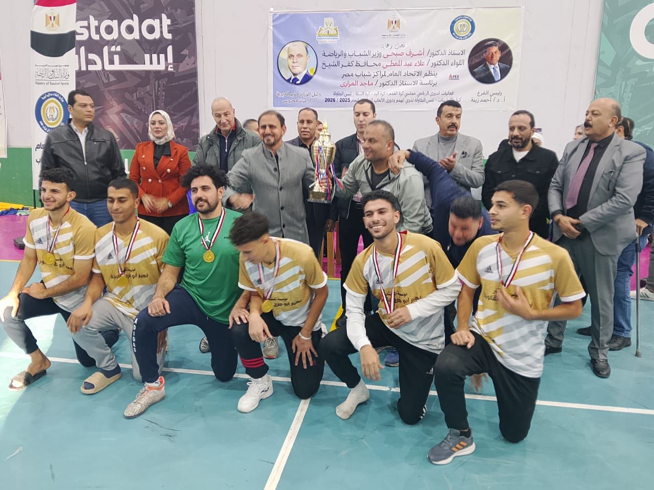 فوز فريق مركز شباب الربع بالمركز الأول وكأس الاتحاد