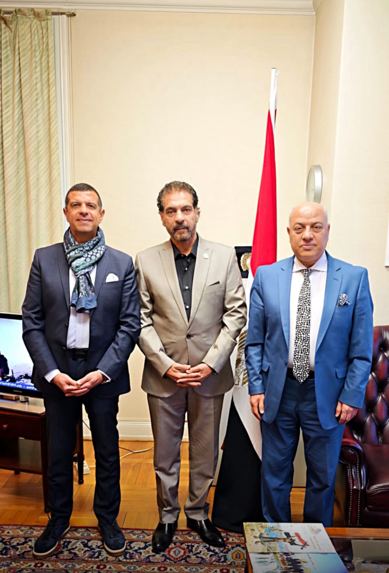 سفير مصر بالنرويج يستقبل وفد من أبناء الجالية (3)