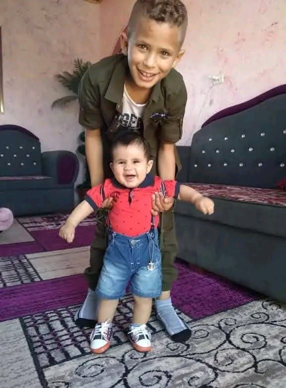 آدم أبو حلبيب وشقيقه قبل الحرب