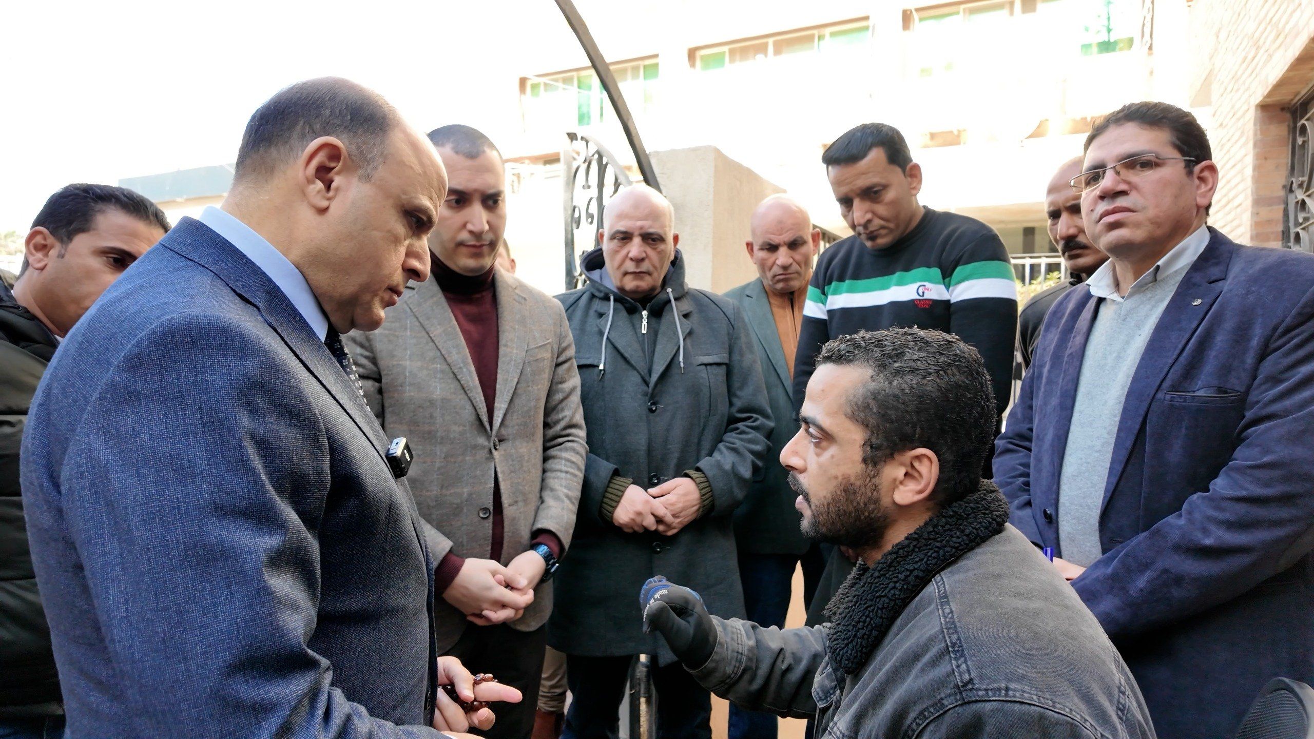 محافظ كفر الشيخ يلتقي بالمواطنين