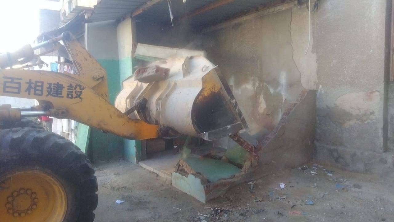 ازالة للتعديات بالضواحي