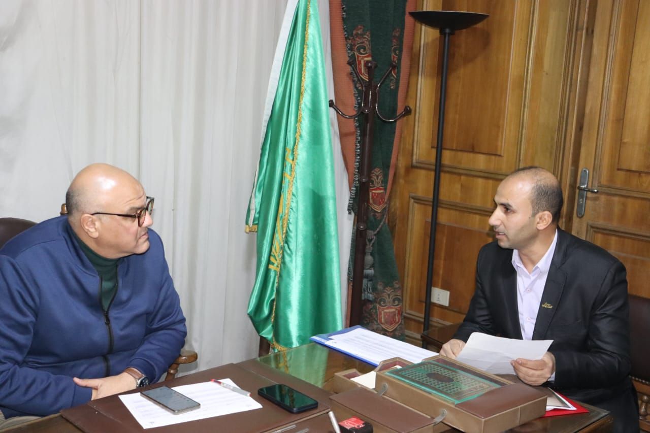 محافظ القليوبية يوفر فرص عمل وتنسيق توصيل مياه الشرب (5)