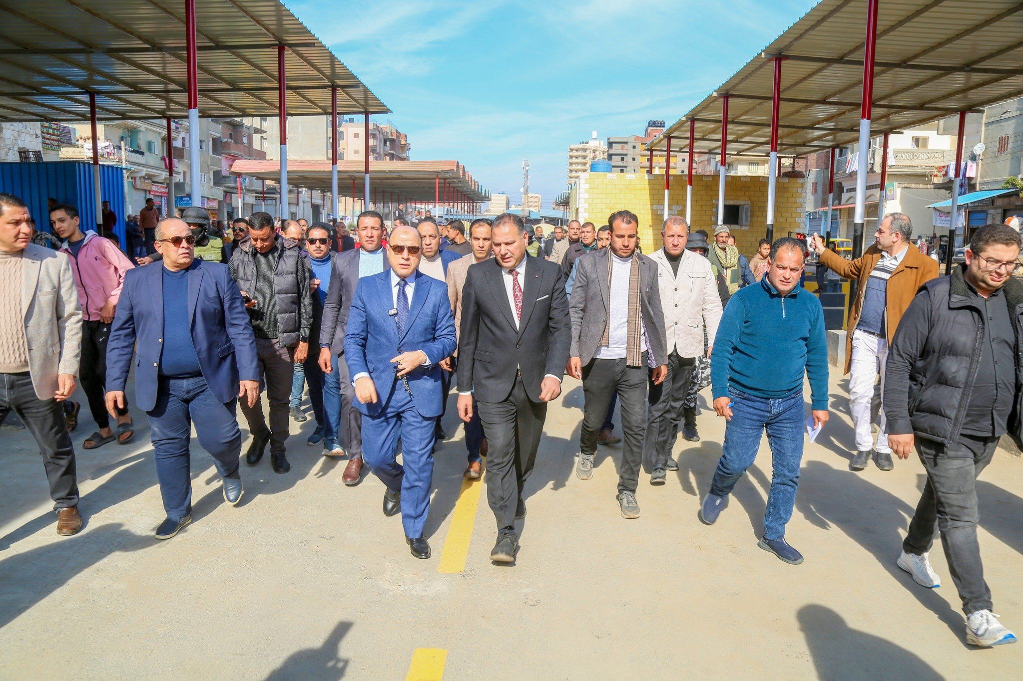 محافظ كفرالشيخ يتفقد السوق الحضري المطور بسيدي سالم