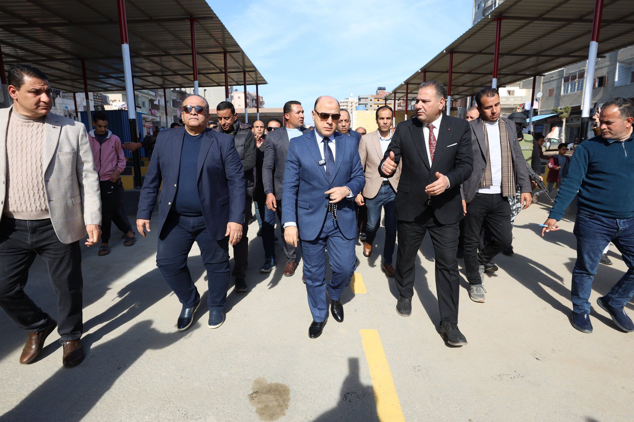 محافظ كفرالشيخ يتفقد موقف سيارات قرى غرب سيدي سالم الجديد