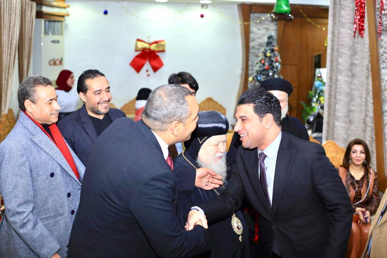 نائب محافظ سوهاج يهنئ الاقباط بعيد الميلاد