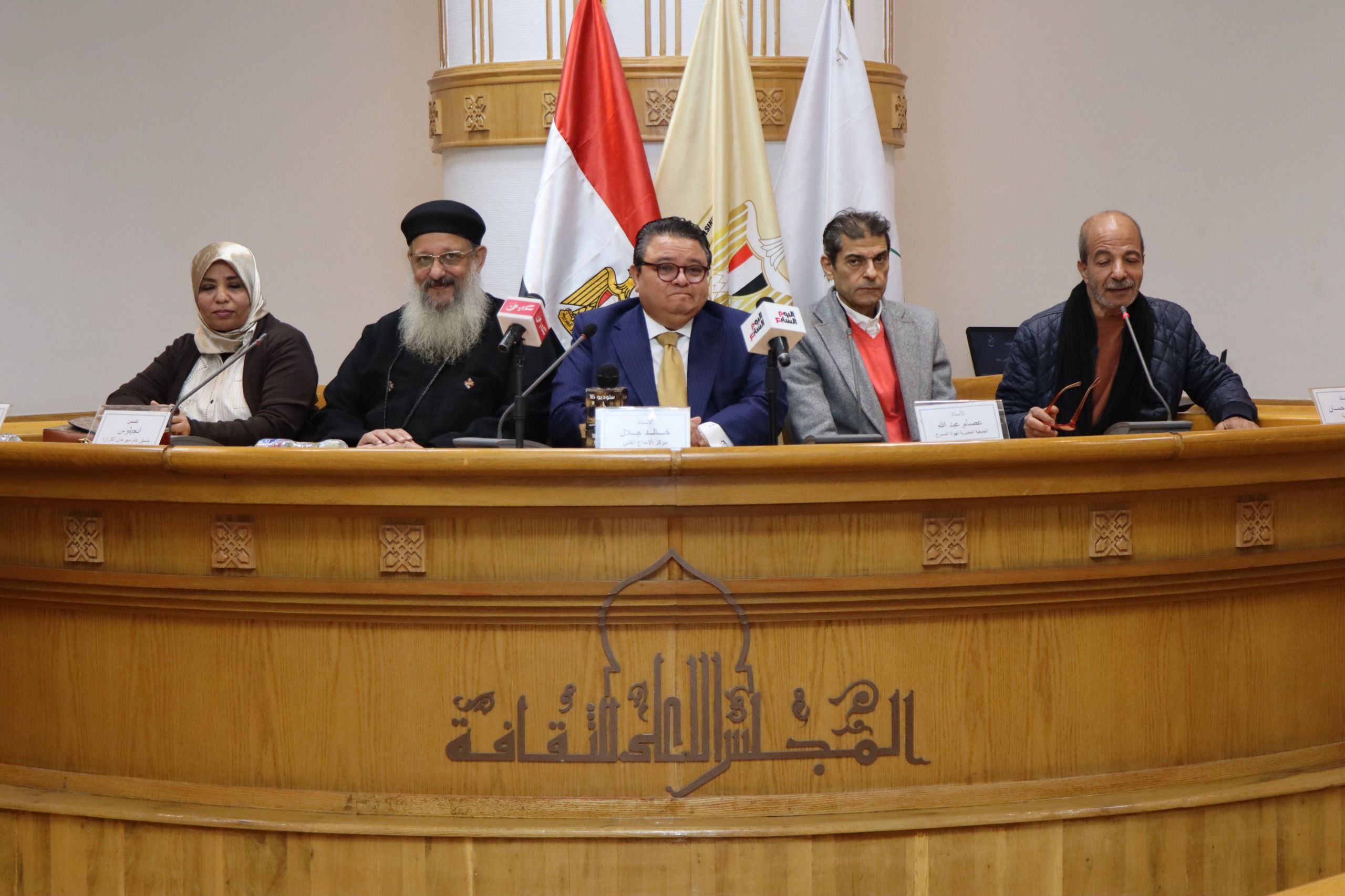 مؤتمر صحفي فى مهرجان المسرح العربى لتكريم 5 شخصيات