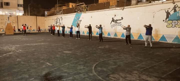 تنفيذ فعاليات التدريب الأسبوعي 