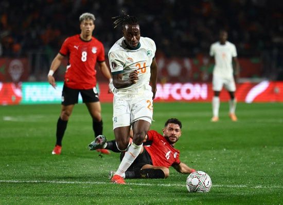 ياسر إبراهيم خلال المباراة ياسر إبراهيم خلال المباراة