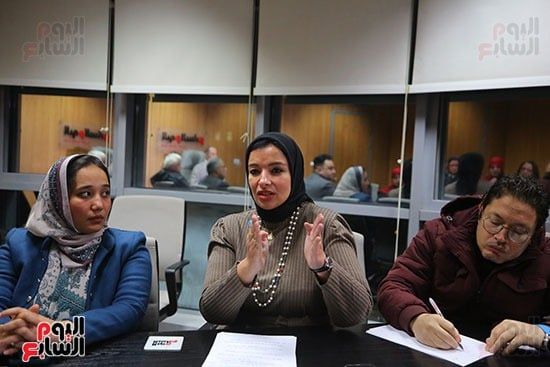 أحمد جمال وآية دعبس والدكتورة إيمان ماهر