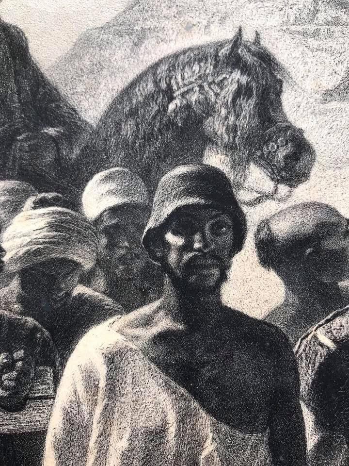 جانب من اللوحة