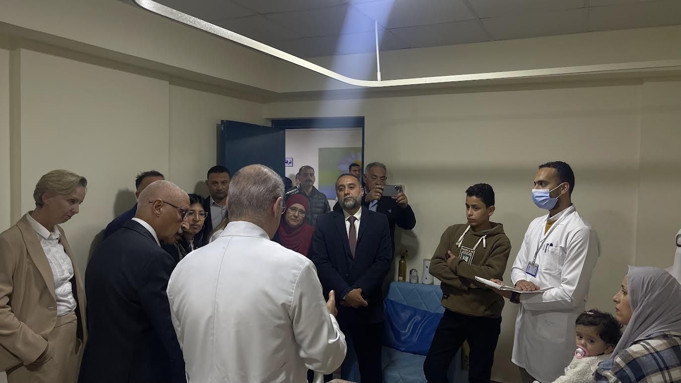 زيارة مصابى غزة بمستشفى العريش العام زيارة مصابى غزة بمستشفى العريش العام