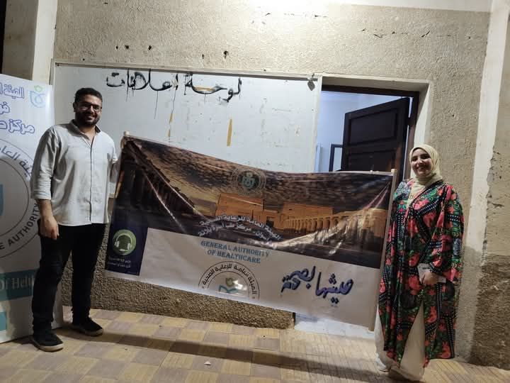 جانب من فعاليات الحملة بمركز نصر النوبة