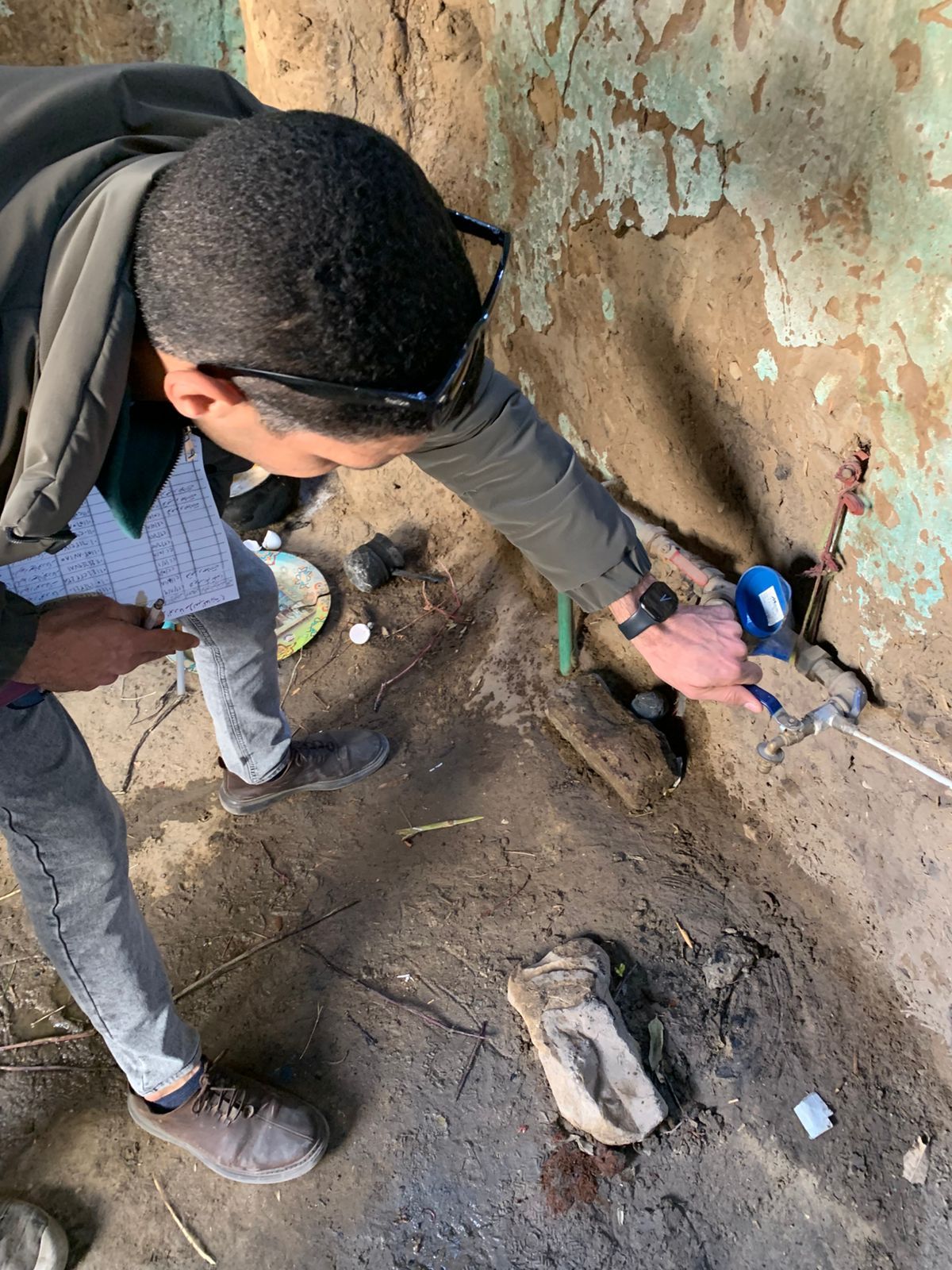 مراجعة أوضاع التوصيلات المنزلية والتجارية والوصلات غير القانونية