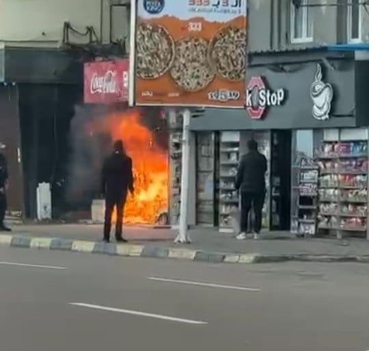 حريق محل في الإسكندرية حريق محل في الإسكندرية