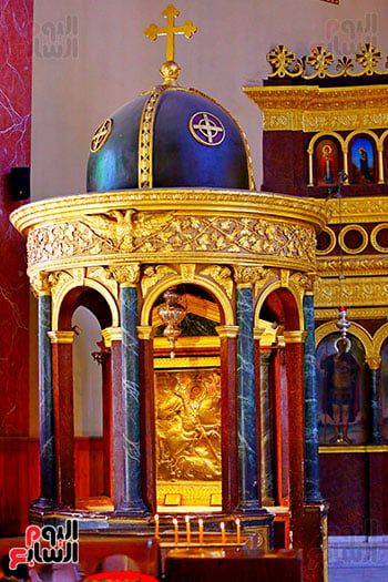 كنيسة مار جرجس داخل مجمع الأديان