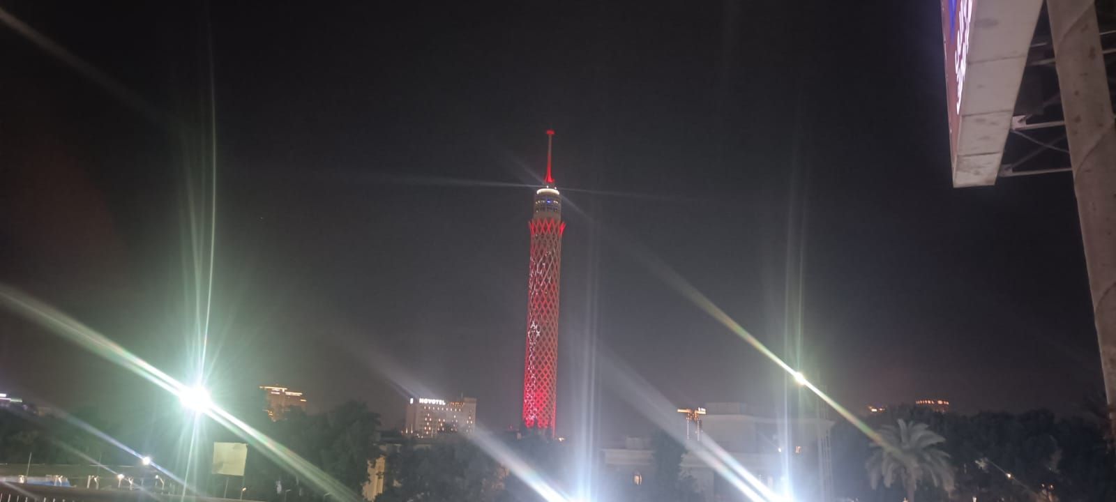 إضاءة برج القاهرة