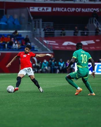 مروان عطية خلال المباراة