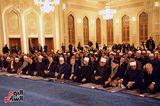 احتفال روحاني بحضور الدكتور أسامة الأزهري وقيادات وزارة الأوقاف