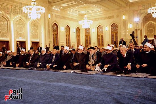 حضور قيادات الأزهر الشريف ودار الإفتاء المصرية