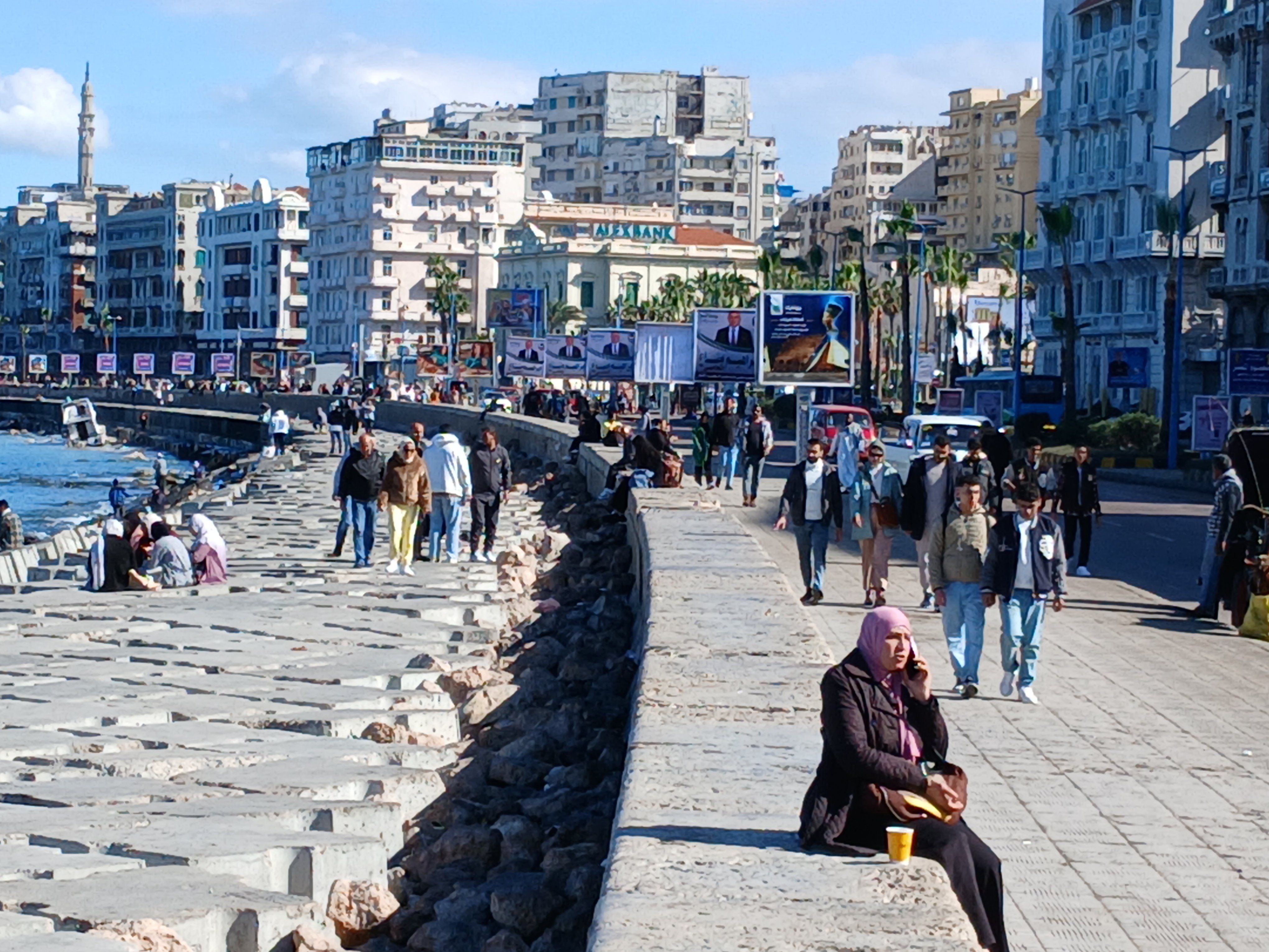 طقس مستقر نهارا في الإسكندرية